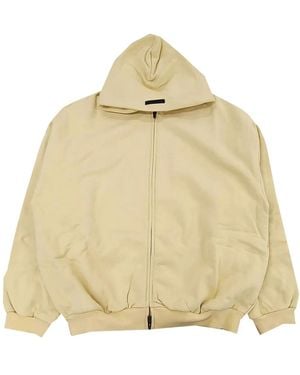 Fear Of God Logo-Print Hoodie - Natural