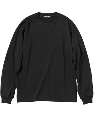 AURALEE Long-Sleeve T-Shirt - Black
