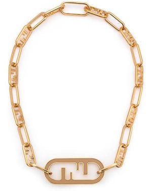 Fendi O'Lock Choker - Natural