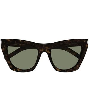 Saint Laurent Kate Cat-Eye Sunglasses - Black