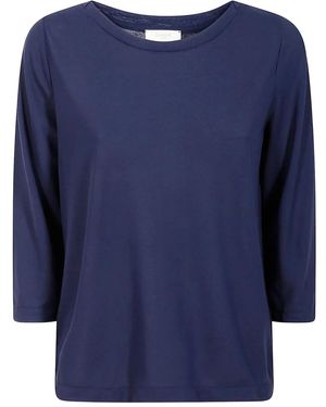 Zanone Boat-Neck Top - Blue