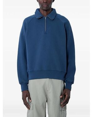 Stussy Sweat À Fermeture Zippée - Bleu