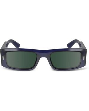 Calvin Klein Lunettes De Soleil À Monture Rectangulaire - Green