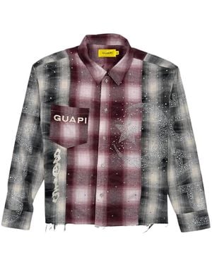 GUAPI Embellished Shirt - Purple