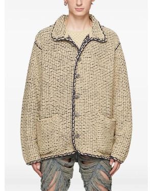Isa Boulder Jacke Mit Schachbrettmuster - Natur