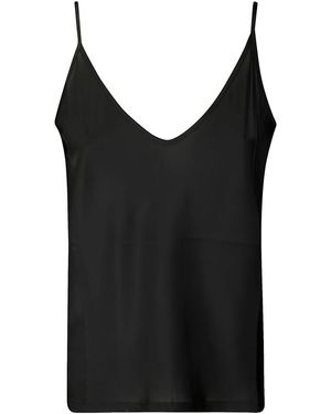 Stefano Mortari Tanktop mit V-Ausschnitt - Schwarz