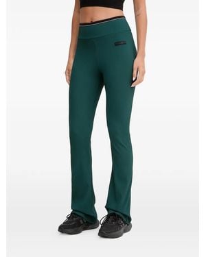 EA7 Pantalon À Taille Élastiquée - Green