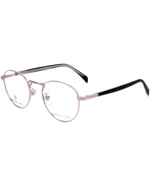 David Beckham Round-Frame Glasses - White