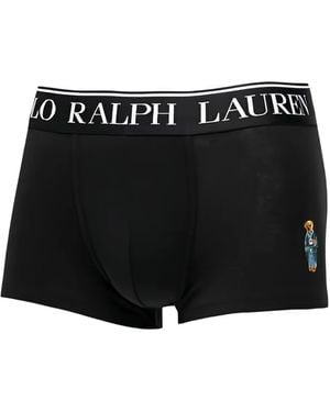 Polo Ralph Lauren Logo-Print Boxers - Black