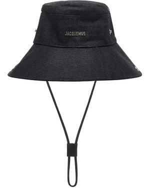 Jacquemus Denim Bucket Hat - Black