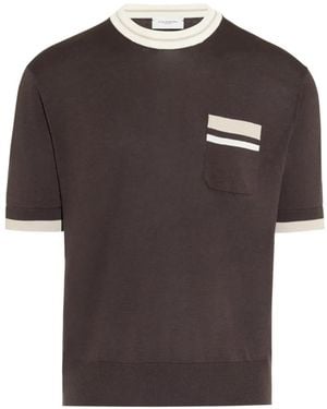 Paolo Pecora Short-Sleeve Jumper - Grey