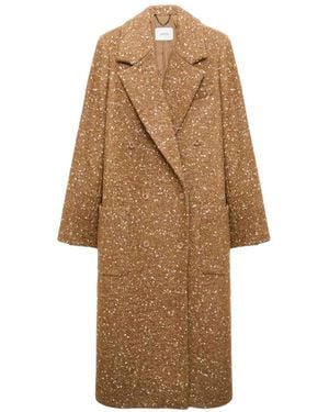 Dorothee Schumacher Double-Breasted Tweed Coat - Natural