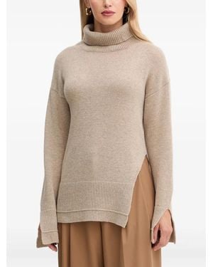 SIMONA CORSELLINI Turtleneck Jumper - Natural