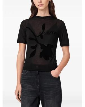 AllSaints Athea Crew Neck T-Shirt - Black