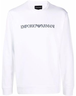 Emporio Armani ロゴ スウェットシャツ - ホワイト