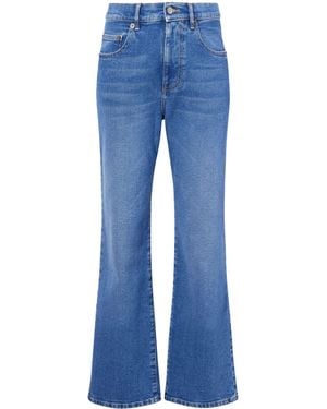 Proenza Schouler Jasper Straight-Leg Cropped Jeans - Blue