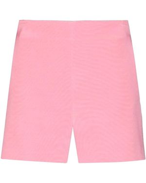 Valentino Garavani High-Rise Tailored Shorts - Pink
