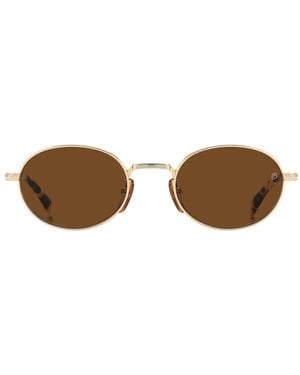 David Beckham Round-Frame Sunglasses - Brown