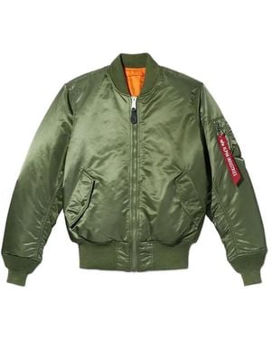 Alpha Industries Ma-1 Heritage Zip Bomber Jacket - Green