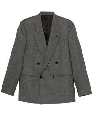 Lardini Blazer Met Dubbele Rij Knopen - Grijs