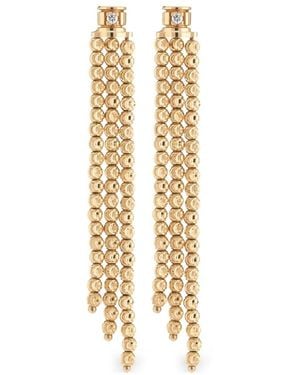 Officina Bernardi 18Kt Moon Diamond Earrings - Metallic
