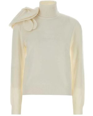 Moschino Bow Jumper - White