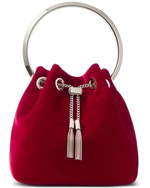 Jimmy Choo Bon Bon Beuteltasche Mit Ring - Rot