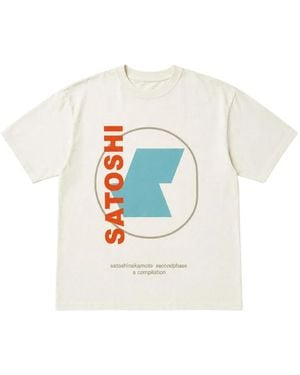 Satoshi Nakamoto Graphic-Print T-Shirt - White