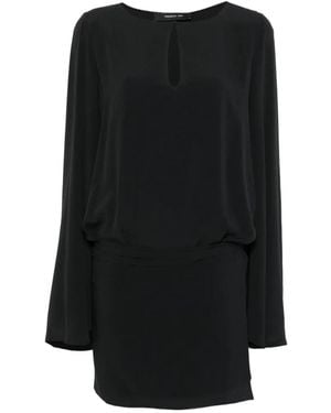 FEDERICA TOSI Keyhole Mini Dress - Black