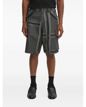 Neighborhood Buttoned shorts - Schwarz