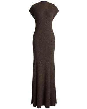 Ralph Lauren Windi Rib-Knit Maxi Dress - White