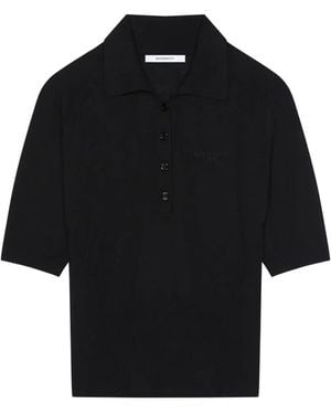 Givenchy Cropped Polo - Black