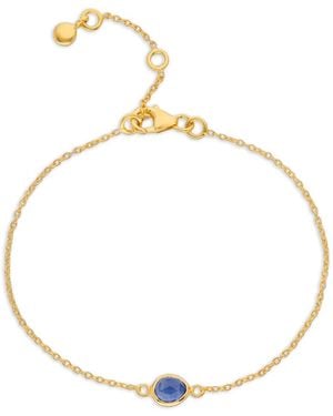Auree Mini Bracelet Manhattan Serti De Saphirs - Metallic