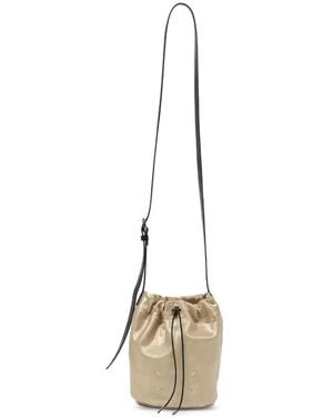 Maison Margiela Borsa A Secchiello Con Coulisse - Metallizzato