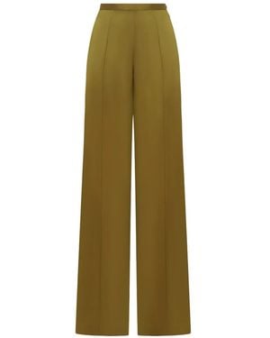 ‎Taller Marmo Pantalon Marlene À Fini Satiné - Green