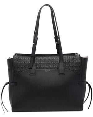 Serapian Mittelgroße Maro Schultertasche - Schwarz
