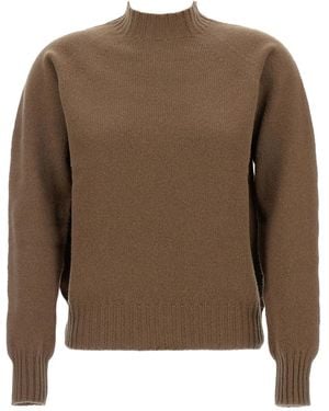 Drumohr Maglione Girocollo - Marrone