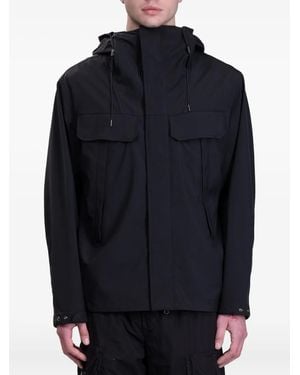 C.P. Company Goggle-Hooded Jacket - Blue