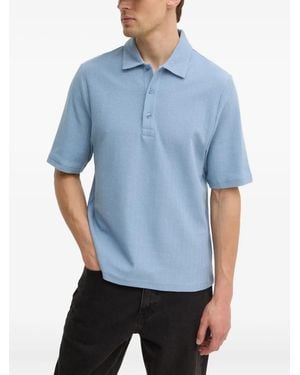 Filippa K Cotton Polo Shirt - Blue