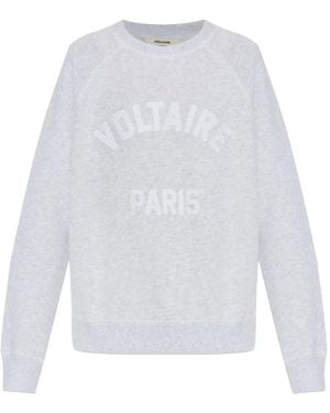 Zadig & Voltaire Logo-Detail Sweatshirt - White