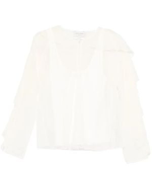 forte_forte Ruffled Blouse - White