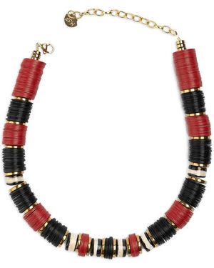 Hijas de Puka Jaipur Beaded Necklace - Red