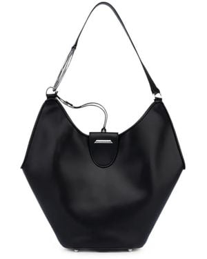 Dondup Small Ring-Detail Tote Bag - Black