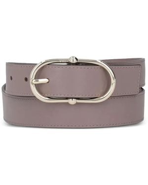 Furla Gürtel Mit Ovaler Schnalle - Grau