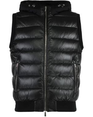 Moorer Chaleco acolchado - Negro