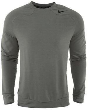Nike Dri-Fit Touch Fleece Sweatshirt - Grey