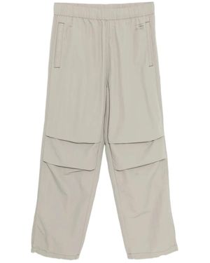 Chocoolate Pantalones con logo estampado - Gris