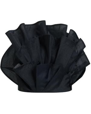 Aje. Top Selestia Con Volantes - Negro