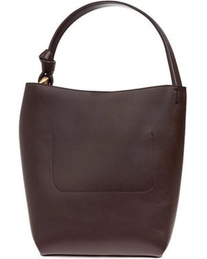 JW Anderson Leather Shoulder Bag - Brown