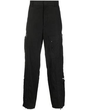 Givenchy Pantaloni Con Zip - Nero